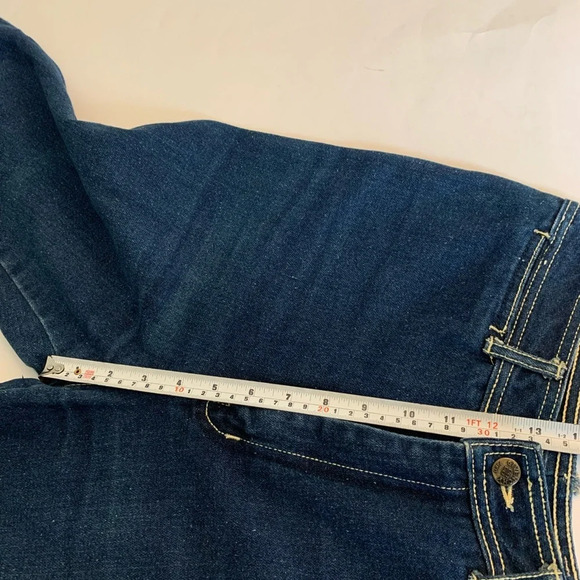 Vintage Givenchy 70's style straight leg  high rise jeans. Size 28. - Picture 13 of 15